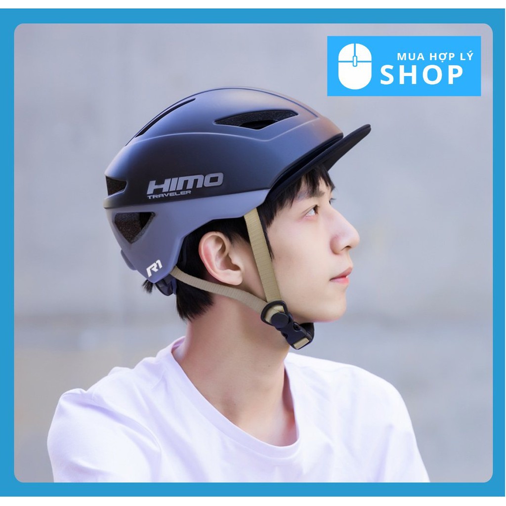 Mũ Nón Bảo Hiểm Xiaomi Youpin HIMO R1 Đi Xe Máy Xe Đạp, An Toàn Nhẹ Nhàng Và Thoáng Khí