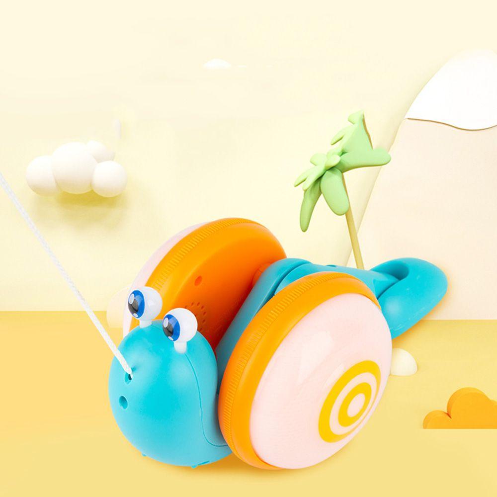 Bebetterm Đồ Chơi Xe Hơi Ốc Sên Có Đèn Và Nhạc Cho Bé Tập Bò