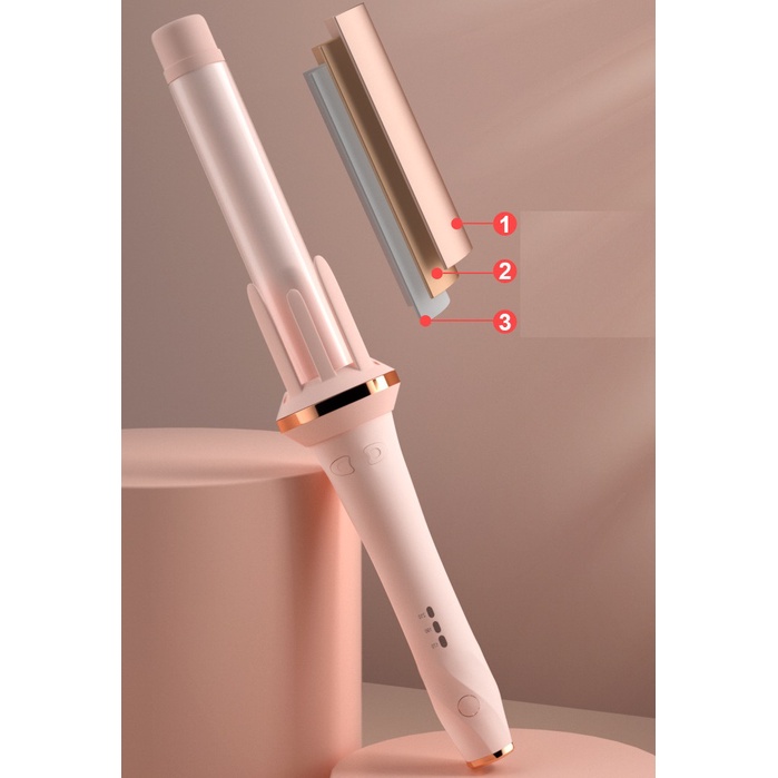 Máy Uốn Tóc Xoăn Tự Động Chất Liệu Gốm Sứ XN 388