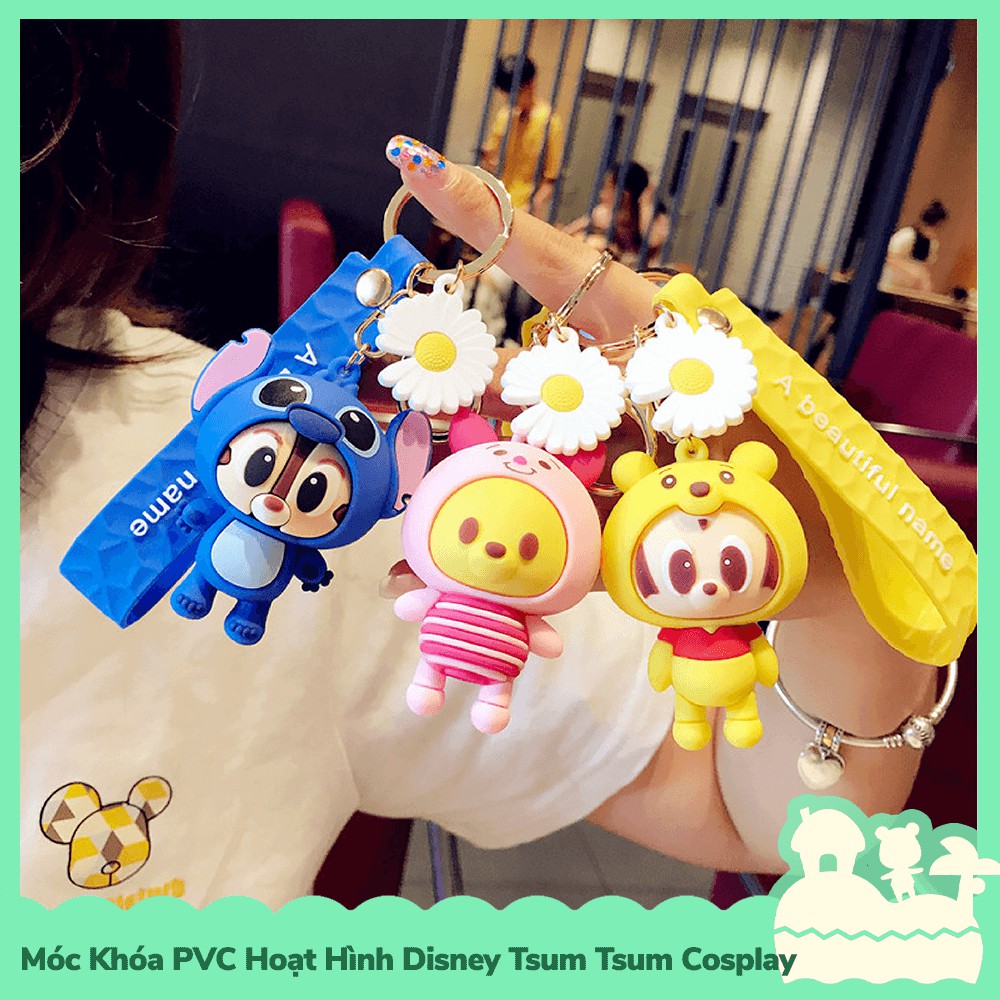 [Sẵn VN] Móc Khóa PVC Nhân Vật Hoạt Hình Disney Tsum Tsum Cosplay