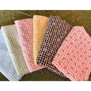 Vải thô đũi, vải cara tập may (Scrunchies hanmade, vỏ gối)