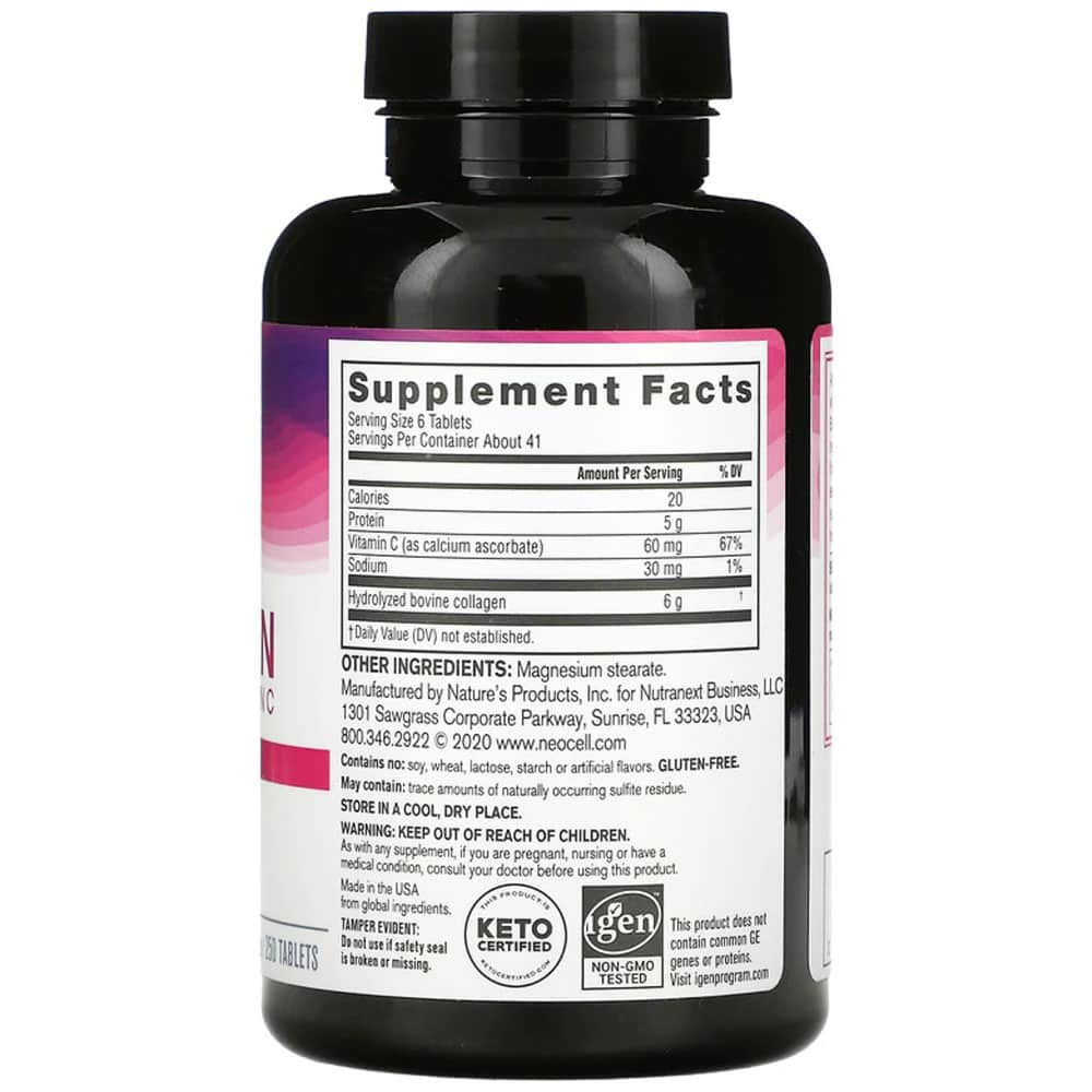 Giữ làn da luôn tươi trẻ với viên uống Neocell Super Collagen Type 1&3 250 viên