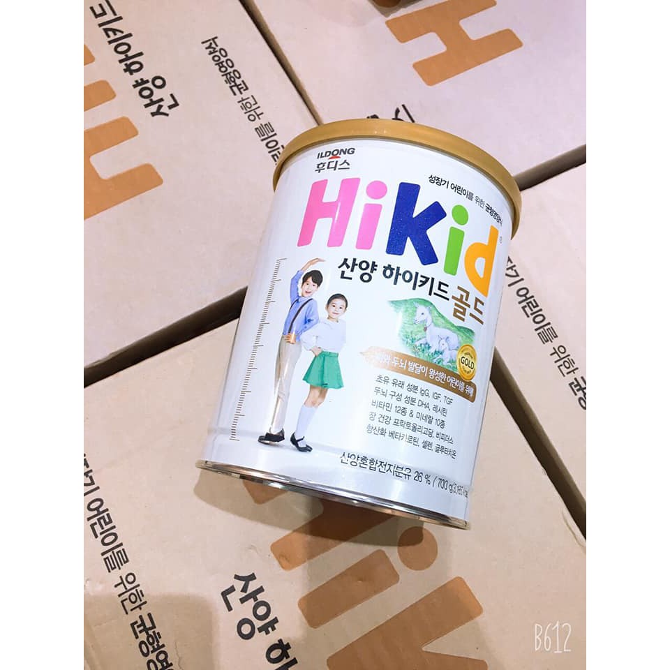 1 hộp Sữa Hikid dê núi Hàn Quốc 700g