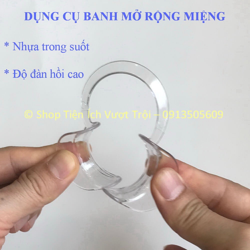 Cái banh, mở rộng miệng, môi hình chữ C, giữ miệng mở để thao tác trong khoang miệng dễ dàng- Tiện Ích Vượt Trội