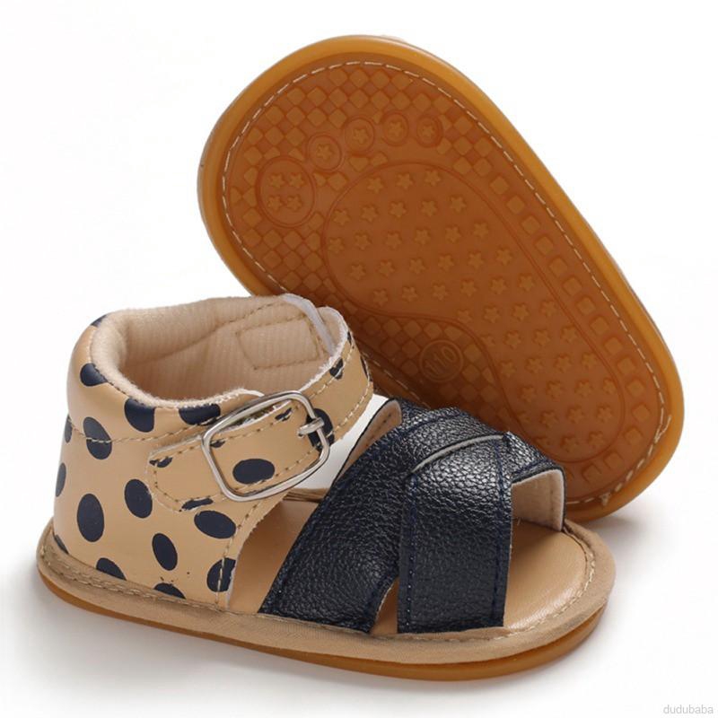 Giày Sandal Da Pu Cho Bé Từ 0-18 Tháng Tuổi