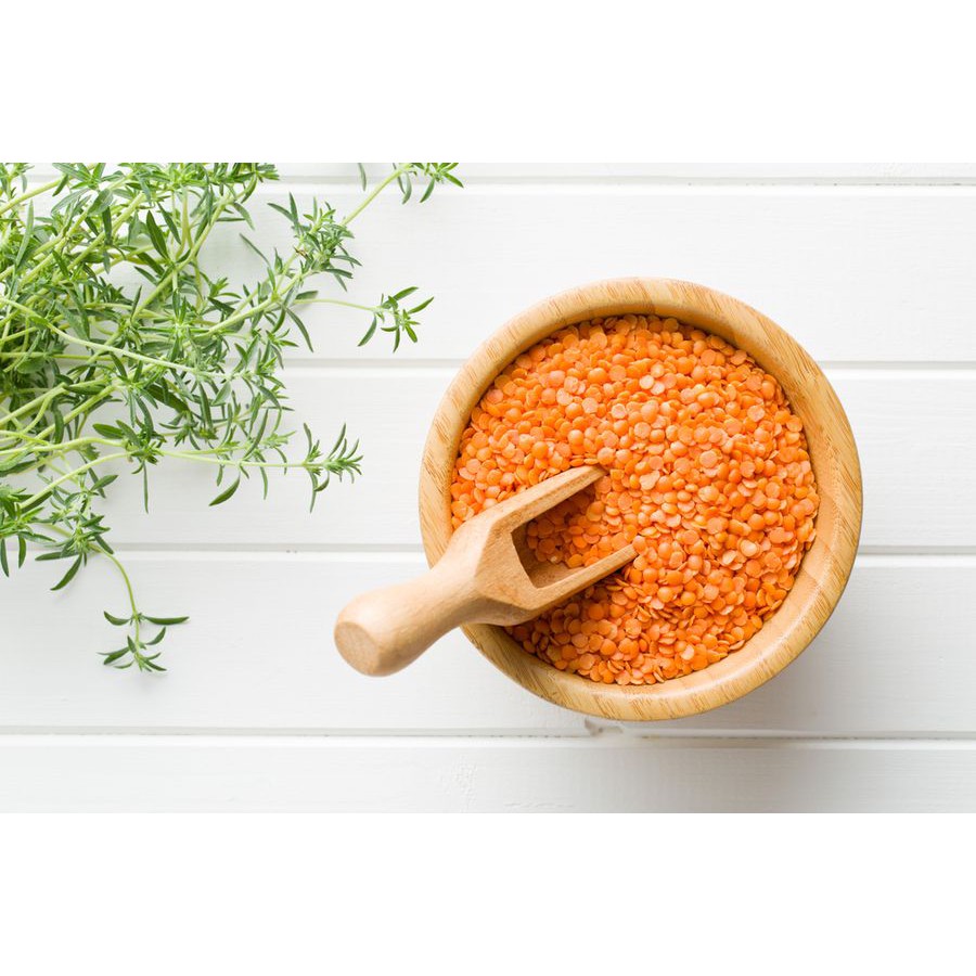 [Hàng Chính Hãng] Đậu Lăng Đỏ Tách Đôi Hữu Cơ - Dehulled Red Lentils Organic