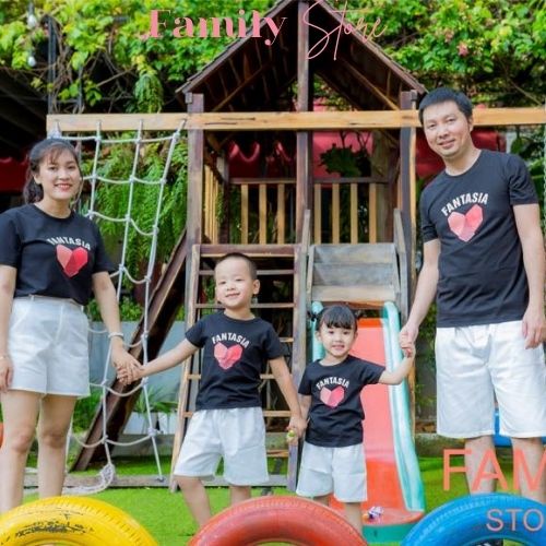 AO GIA DINH KIM CUONG 3/4/5 NGƯỜI - HANG DEP- FAMILYSTORE