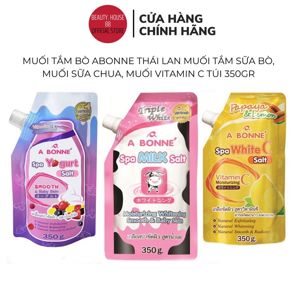 Muối Tắm Sữa Bò Tẩy Tế Bào Chết A Bonne Spa Milk Salt Thái Lan 350gr | WebRaoVat - webraovat.net.vn