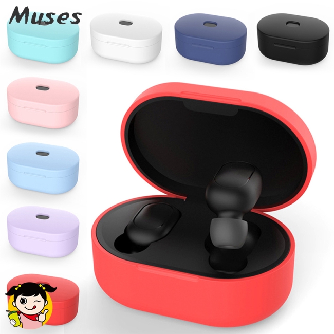 Vỏ silicon bảo vệ cho tai nghe Xiaomi Redmi airdot TWS Bluetooth