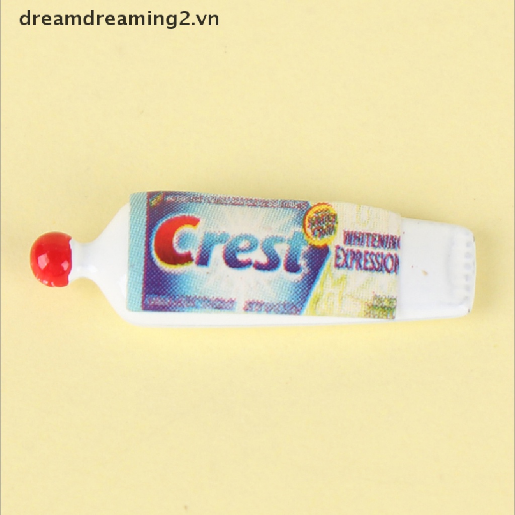 Bộ Bàn Chải Đánh Răng Và Kem Đánh Răng Mini Cho Nhà Búp Bê