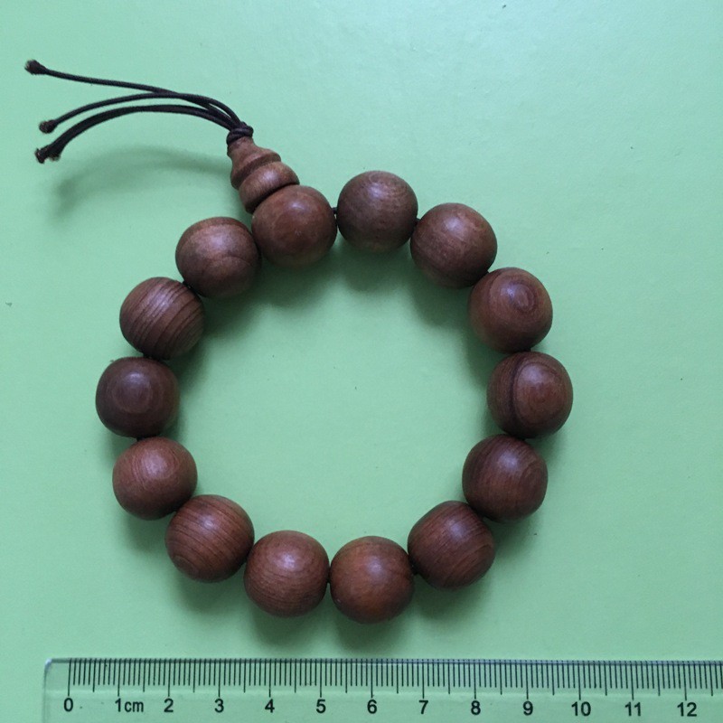 Chuỗi tràng hạt niệm Phật gỗ ngọc am cao cấp (TH09: 13 hạt 13ly dài 25cm)