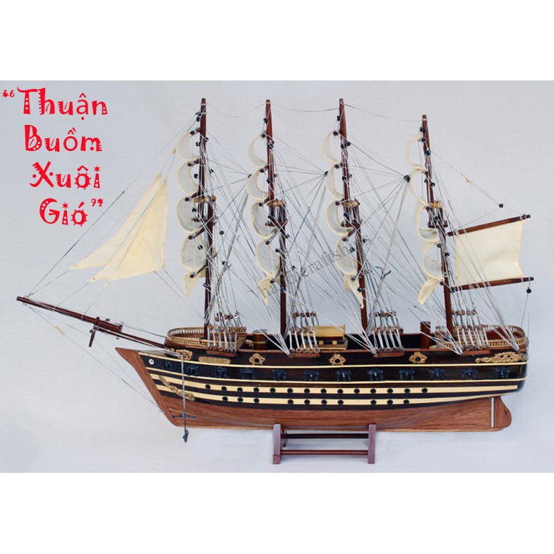 Mô hình thuyền gỗ Jylland chì 76cm