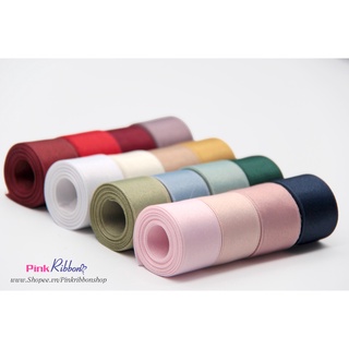 *(GIÁ 2 MÉT) RUY BĂNG LỤA BÓNG CAO CẤP (bề rộng 9mm-25mm-38mm) làm nơ trang trí, làm phụ kiện tóc, phụ kiện may mặc