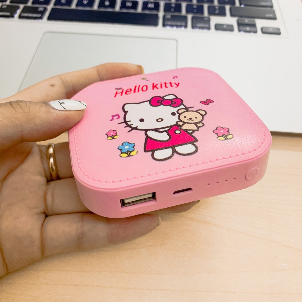 UY TÍN SỐ 1 Sạc Dự Phòng Cute - Doremon - Hello Kitty (Kèm Dây Đeo) SẠC NHANH TIỆN LỢI