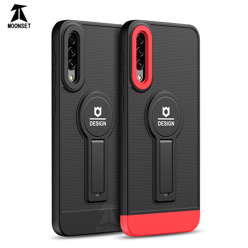 Ốp Điện Thoại PC Cứng Siêu Mỏng Chống Rơi Kèm Giá Đỡ Cho Samsung Galaxy A50 A50S A30S