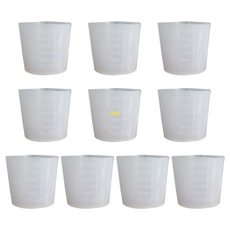 Cốc Đong Bằng Silicone Tái Sử Dụng Được Tiện Lợi