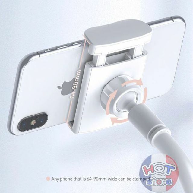 Đế kẹp điện thoại trên bàn Baseus Flexible Holder 360 độ chắc chắn