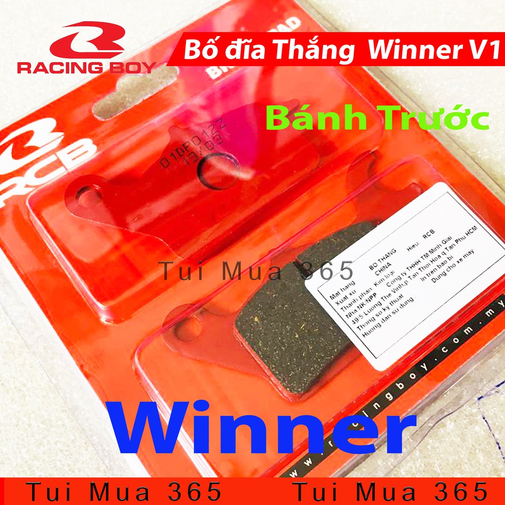 Cặp Bố Đĩa Chính Hãng RCB Cho Winner V1