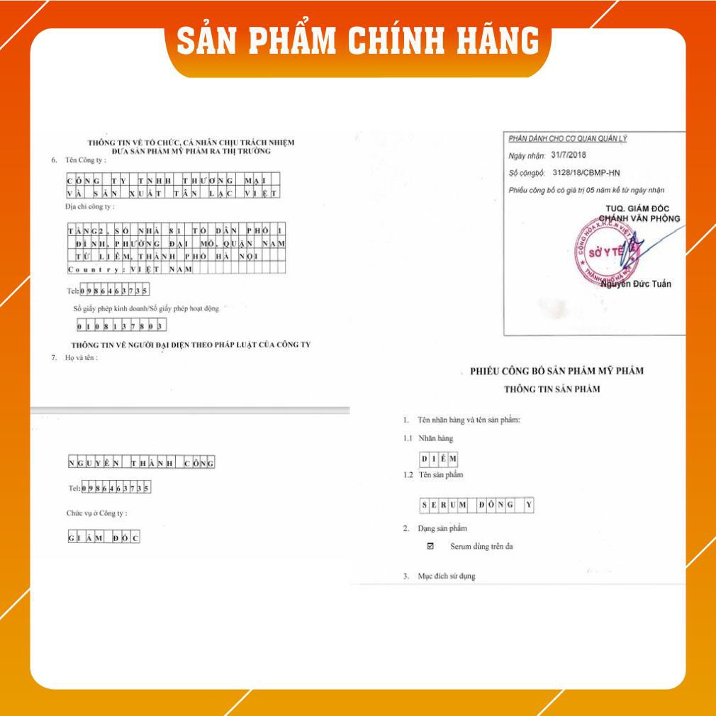 [CHÍNH HÃNG] Serum Đông Y Diễm - Thanh Mộc Hương TMH