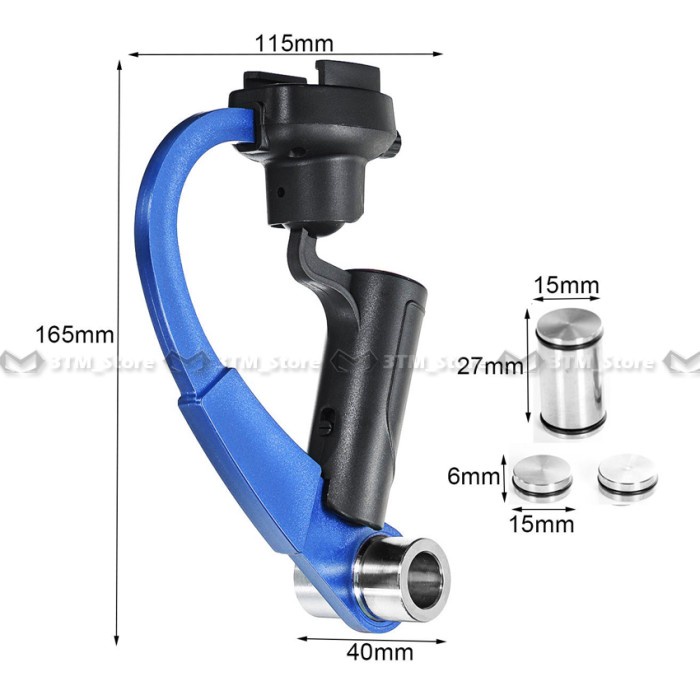 Bộ ổn định Camera hành động cho gopro brica b-pro xiaomi yi kogan Etc. Màu đỏ | BigBuy360 - bigbuy360.vn