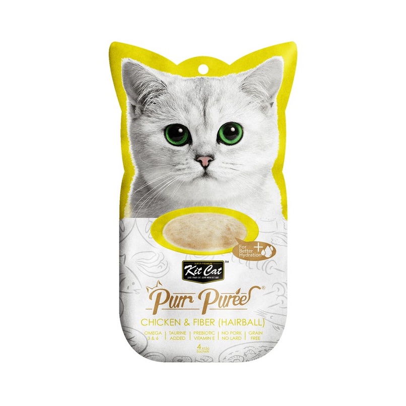 [60gr] Súp thưởng Kit Cat Purr Purree 60gr - 5x14gr cho mèo