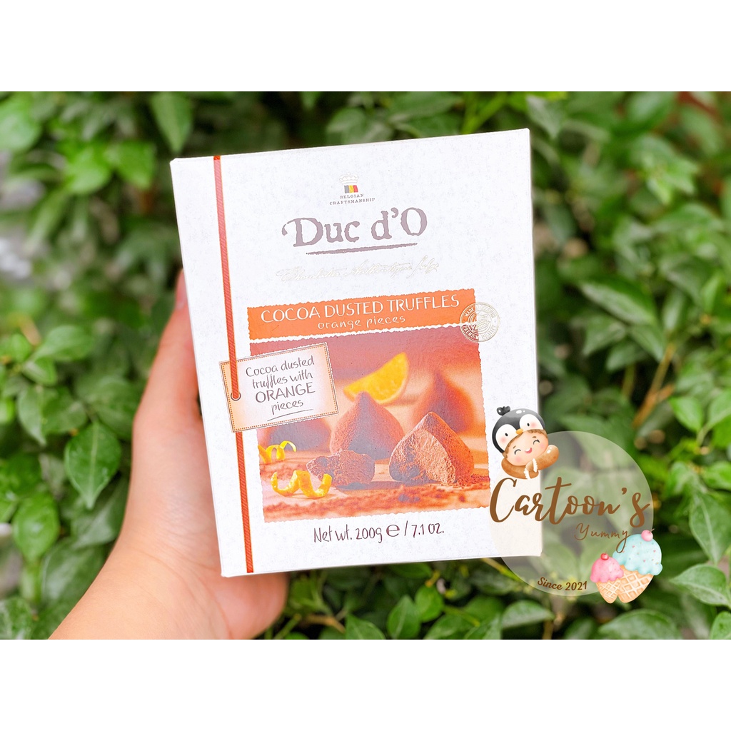 SOCOLA DUSTED TRUFFLE WITH ORANGE PIECES DUC D’O 200G