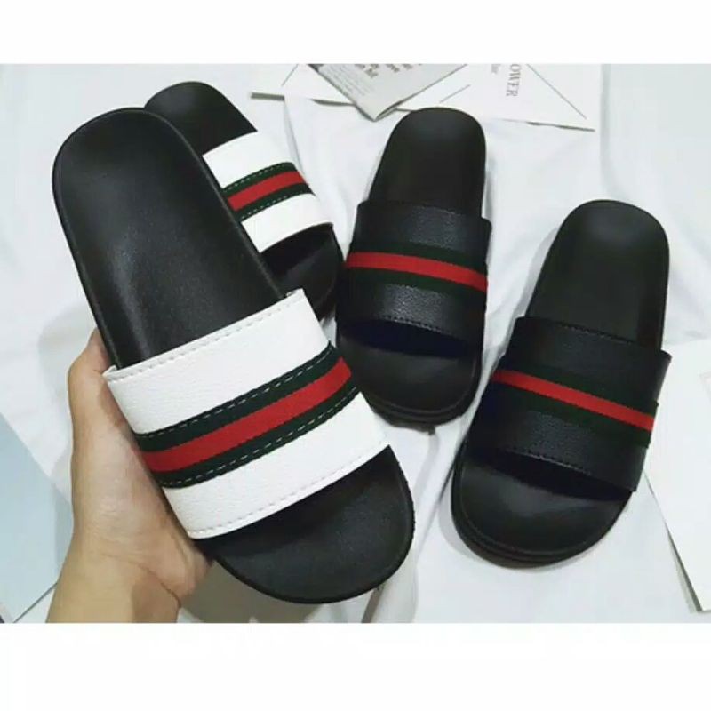 Giày Sandal Gucci Bằng Cao Su Thời Trang Cho Nam Nữ