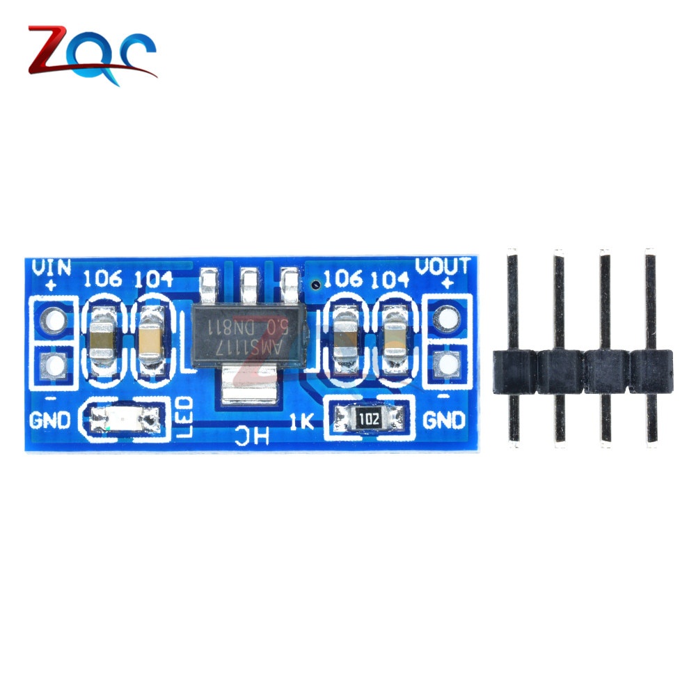 Set 5 Mô Đun Hạ Áp Smd Ams1117 Dc-Dc Dc 4.75-12v Sang 1.2v 1.5v 1.8v 2.5v 3.3v 5.0v Chuyên Dụng Cho Arduino