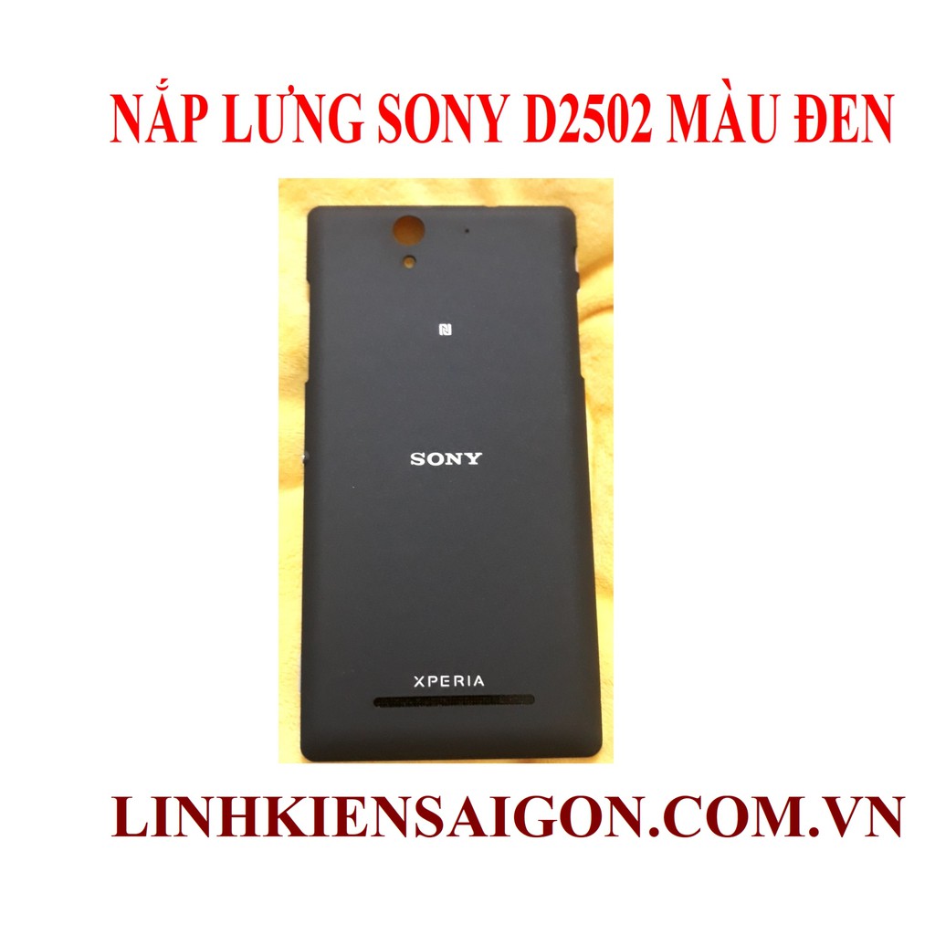 NẮP LƯNG SONY D2502 MÀU ĐEN