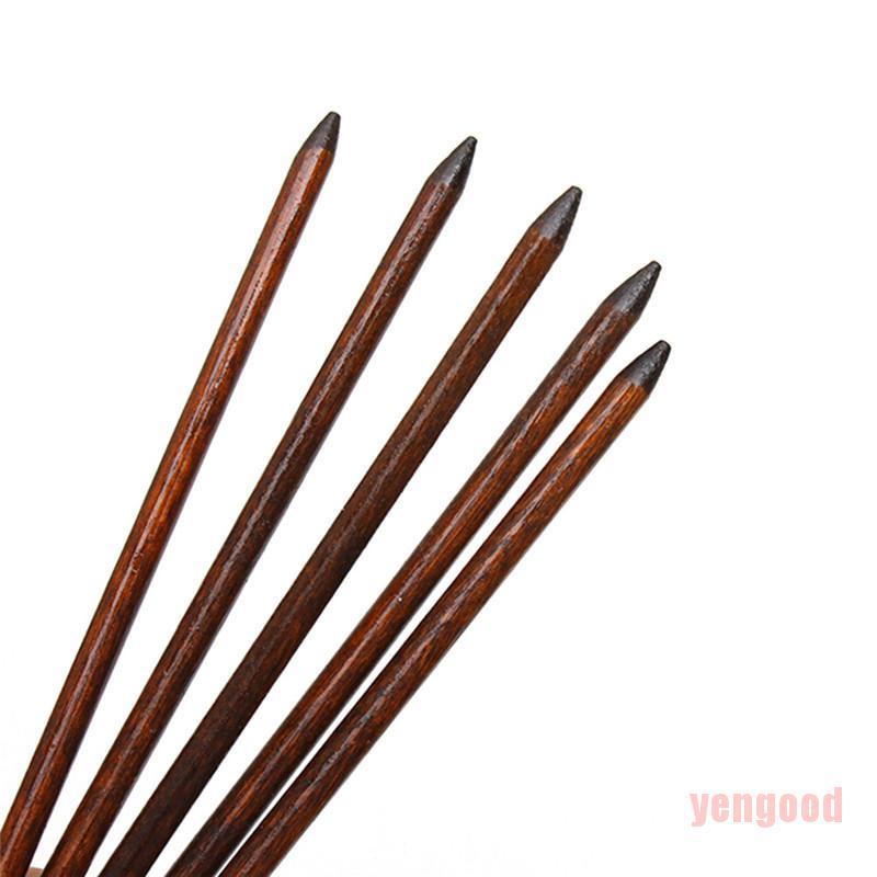 Bộ 10 Trâm Cài Tóc Gỗ Mun Chạm Khắc Tinh Tế Phong Cách Retro