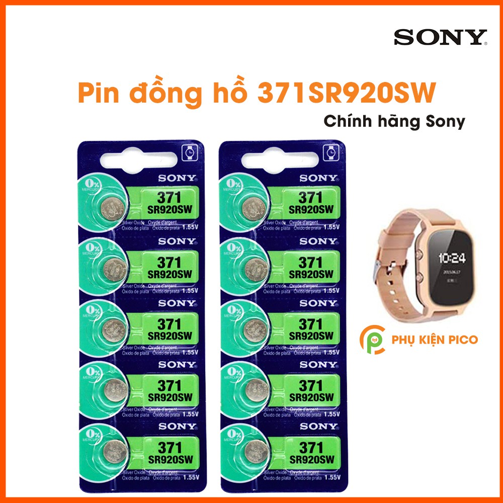 Pin Sony dùng cho pin đồng hồ, pin chìa khóa ô tô, pin chìa khóa xe máy chính hãng Sony Nhật Bản 1 viên 1.55V 3V