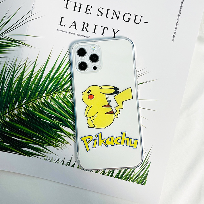 Ốp lưng iphone hình Pikachu dễ thương, bảo vệ camera 6/6plus/6s/6splus/7/7plus/8/8plus/x/xr/xs/11/12/pro/max/plus/promax