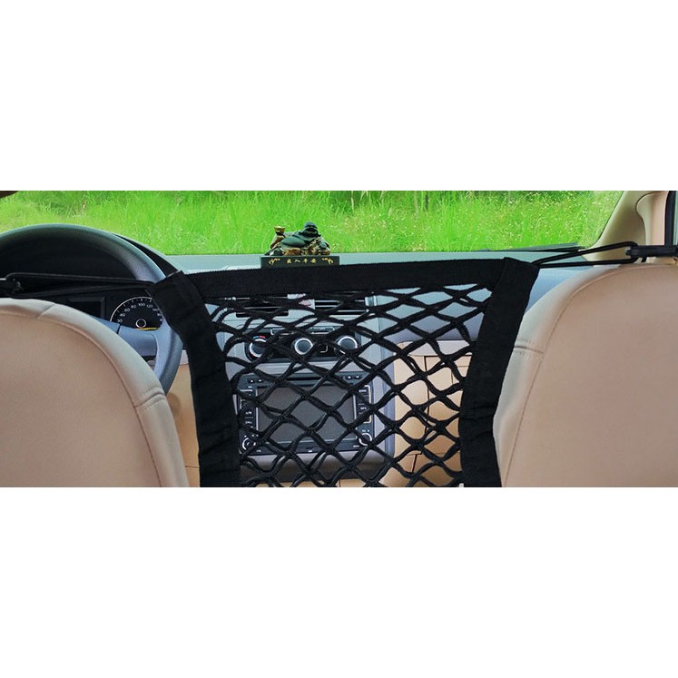 Lưới đựng đồ Treo Giữa 2 Ghế ô Tô