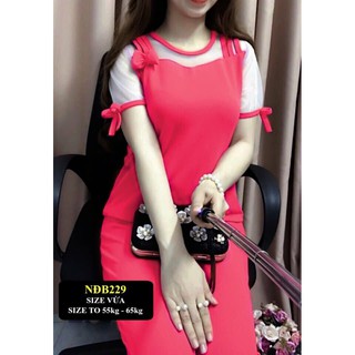 Đồ bộ cát hàn tay nơ size đại