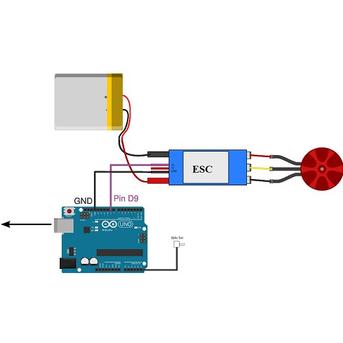 Mạch Điều Khiển Tốc Độ Động Cơ 3 Pha ESC 30A