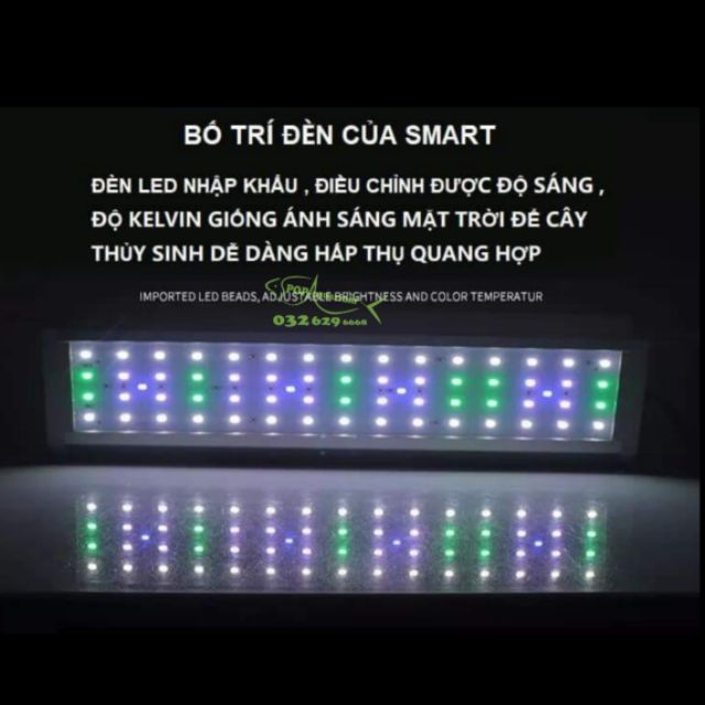 Đèn Aquablue RGB Smart cho bể cá thủy sinh