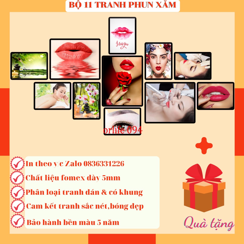 BỘ TRANH ẢNH SPA PHUN XĂM DÁN TƯỜNG TRANG TRÍ DECOR SPA PHUN XĂM ĐẸP NỔI BẬT 3D -CEO6 MOKOSA FL111 ÁNH DƯƠNG