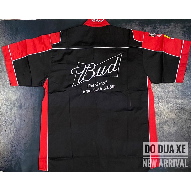 Áo sơ mi đua xe Racing_Budweiser