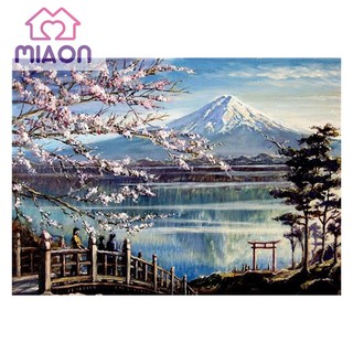 Bộ Tranh Đính Trang Trí Hình Hoa Anh Đào 5d Diy