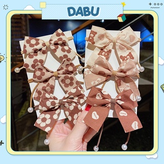 Dây cột tóc nơ Dabu nhiều mẫu siêu rẻ dễ thương