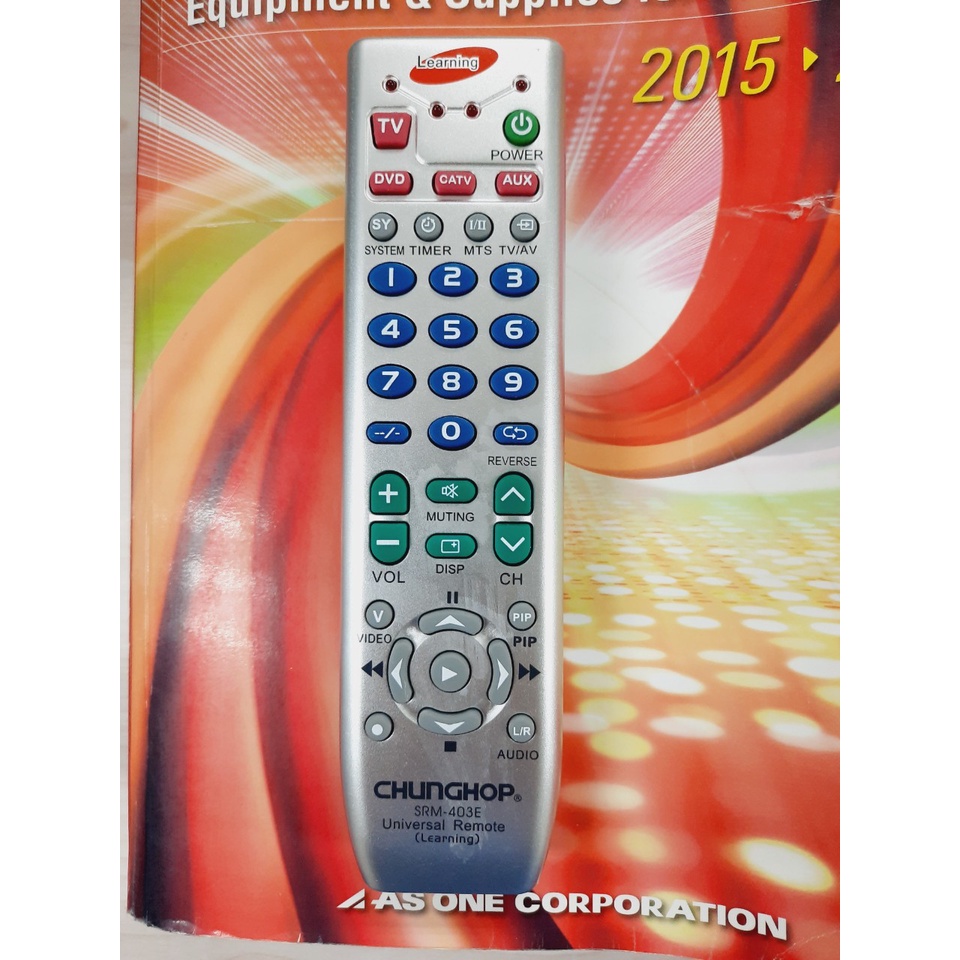 Điều khiển học lệnh Chunghop dùng cho TV, Đầu thu kỹ thuật số, đầu DVD, các thiết bị thu phát âm thanh- Hàng loại tốt