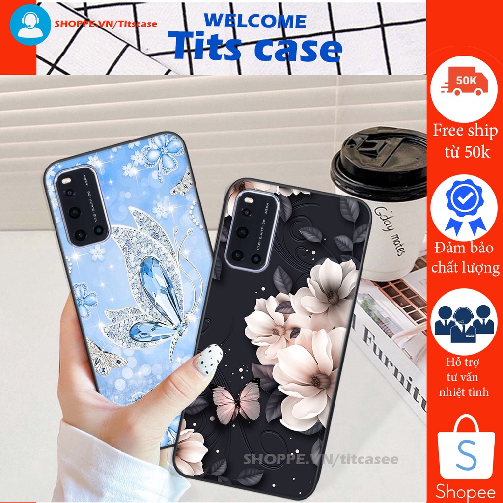 Ốp lưng Vivo V19 in hình thiên nga,hoa may mắn, đặc sắc ĐỘC - LẠ - BỀN