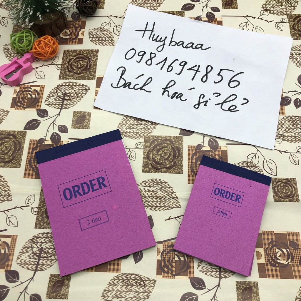 Order 2 liên/ 3 liên khổ A7 100 tờ đẹp giá siêu rẻ