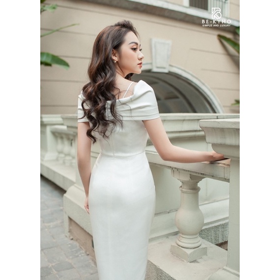 Đầm thiết kế lụa cao cấp sale