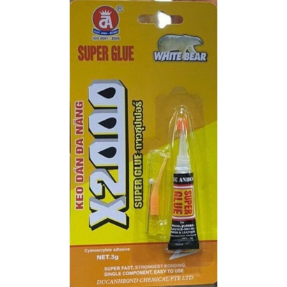 (3g CHẤT KEO NHẦY) Vỉ keo dính siêu dính đa năng X2000 Super Glue