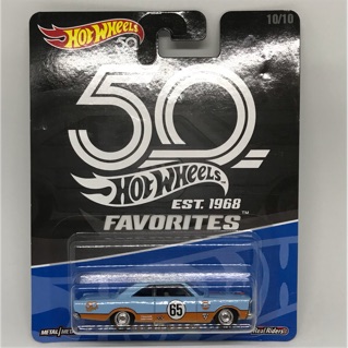 Xe mô hình Hotwheels 50th, tỉ lệ 1/64