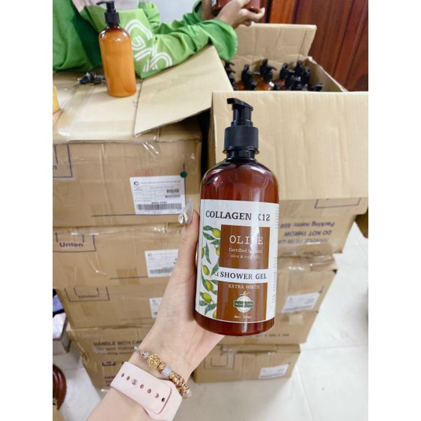 Sữa Tắm Trắng Da Collagen X12 (chai to 500ml) | BigBuy360 - bigbuy360.vn