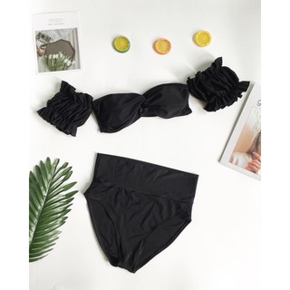 Bikini xoắn nhún trễ vai (2 màu)