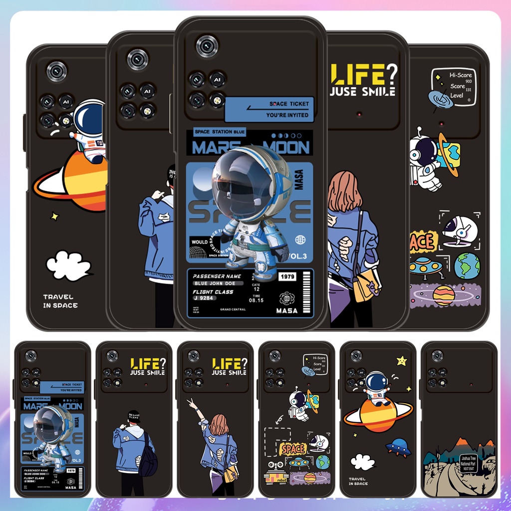 Ốp Điện Thoại Mềm Bảo Vệ Camera Cho Xiaomi Poco M4 Pro 4G Poco X4 Pro 5G B001