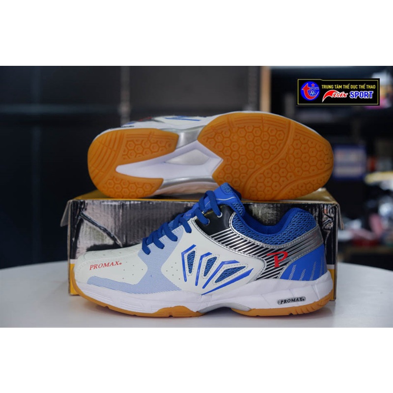 GIÀY CẦU LÔNG PROMAX - TRẮNG XANH(size39-44)